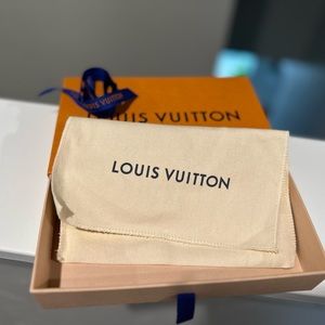 Authentic Louis Vuitton gift box with dust bag and ribbon
